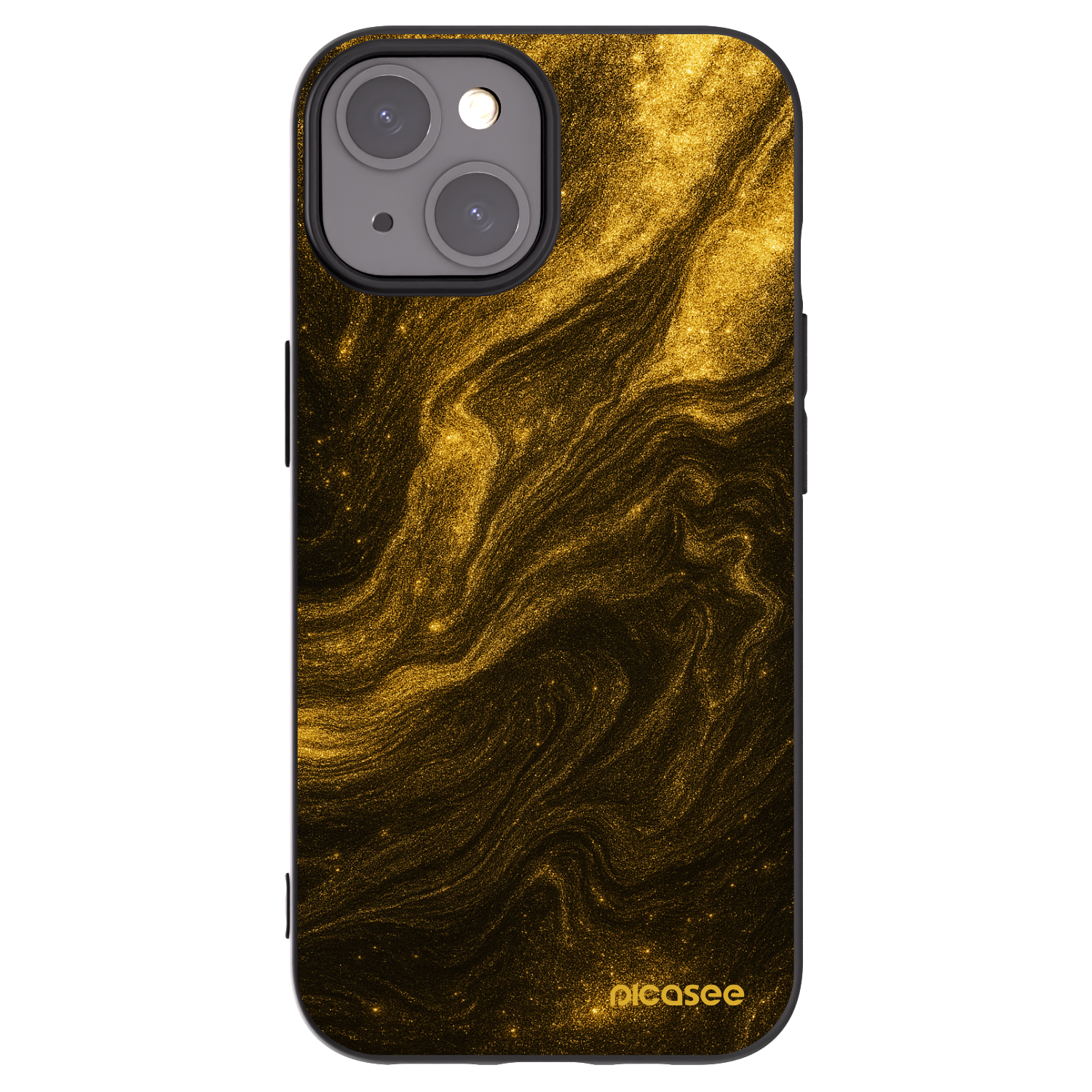 Picasee husă neagră din silicon pentru Apple iPhone 15 - Black