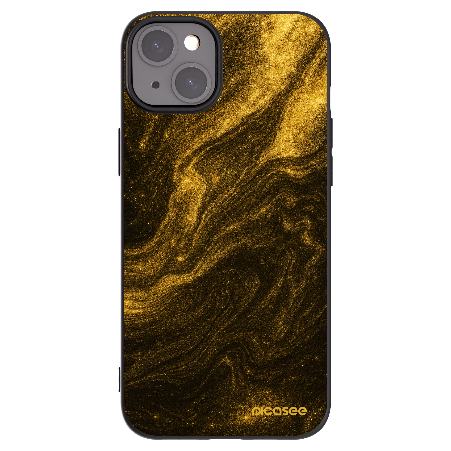 Picasee husă neagră din silicon pentru Apple iPhone 15 Plus - Black