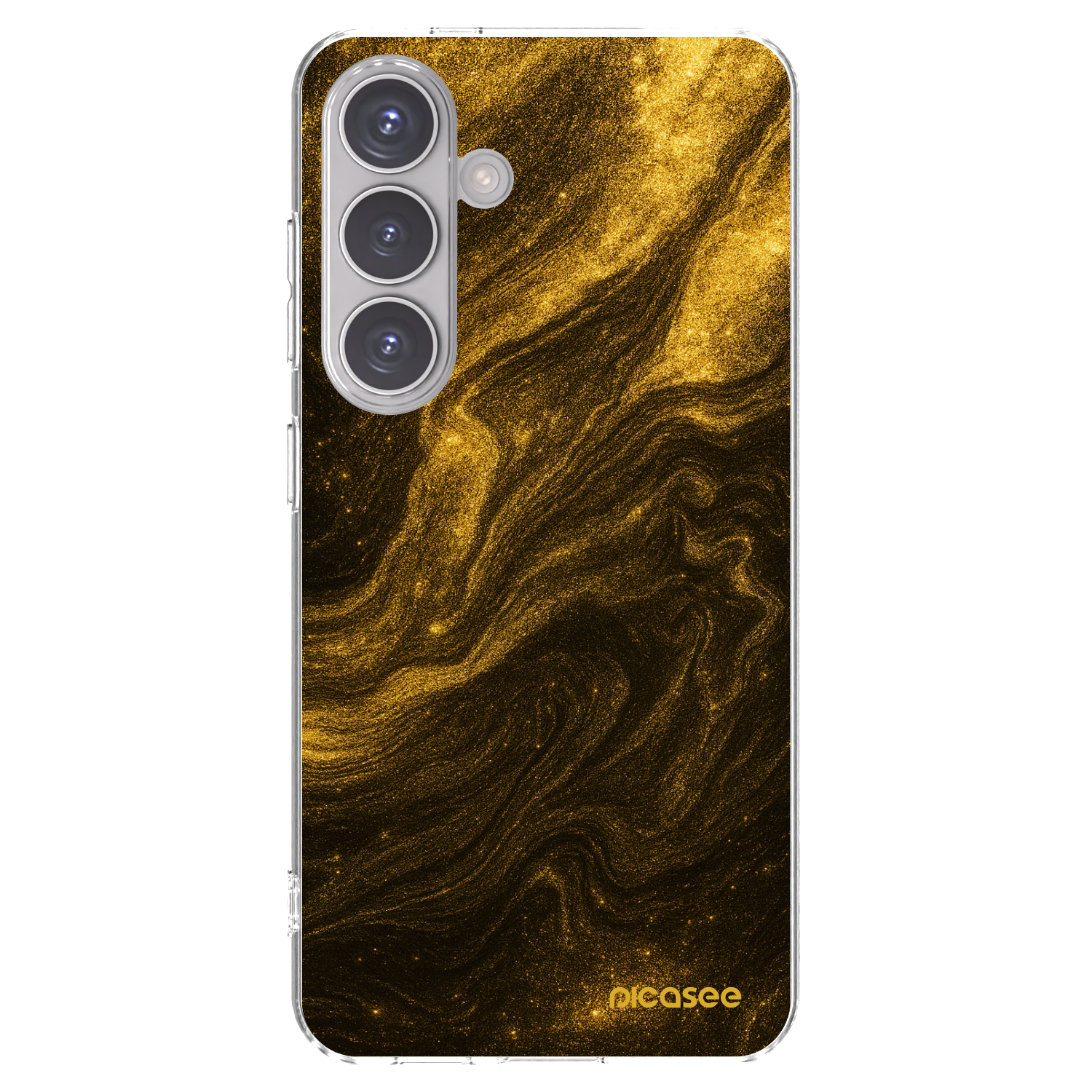 Picasee husă transparentă din silicon pentru Samsung Galaxy S24 S921B 5G - Black