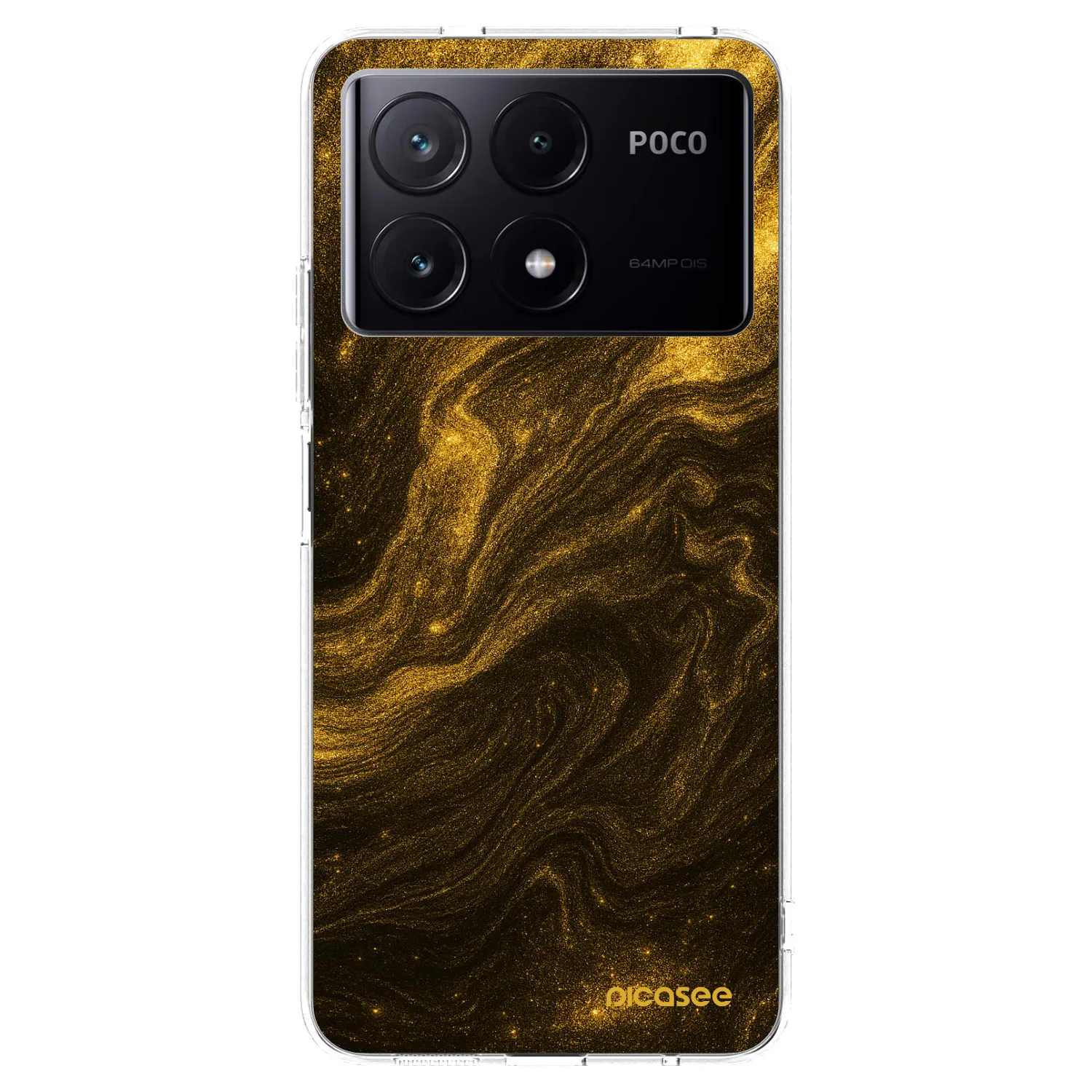 Picasee husă transparentă din silicon pentru Xiaomi Poco X6 Pro - Black