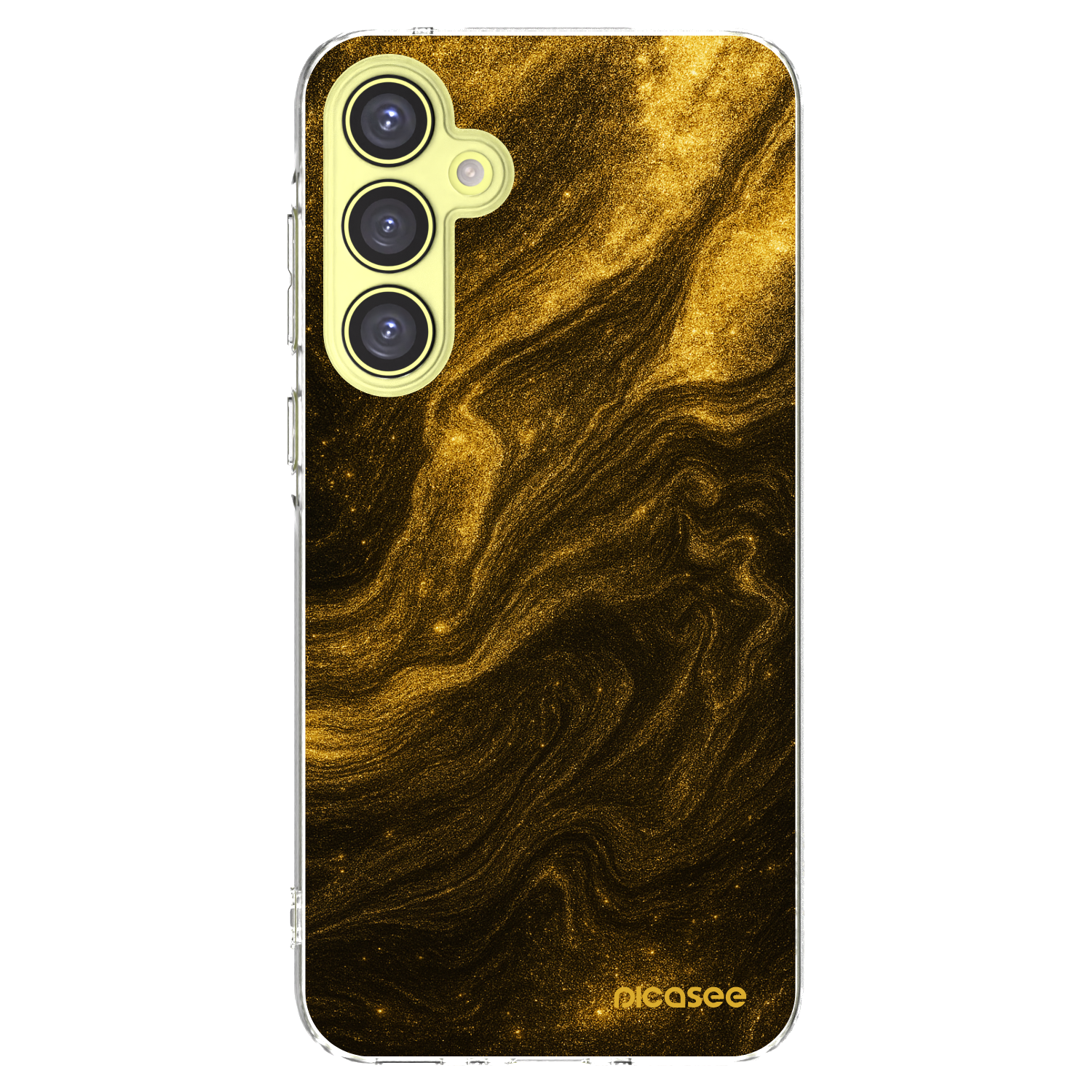 Picasee husă transparentă din silicon pentru Samsung Galaxy A35 5G A356B - Black