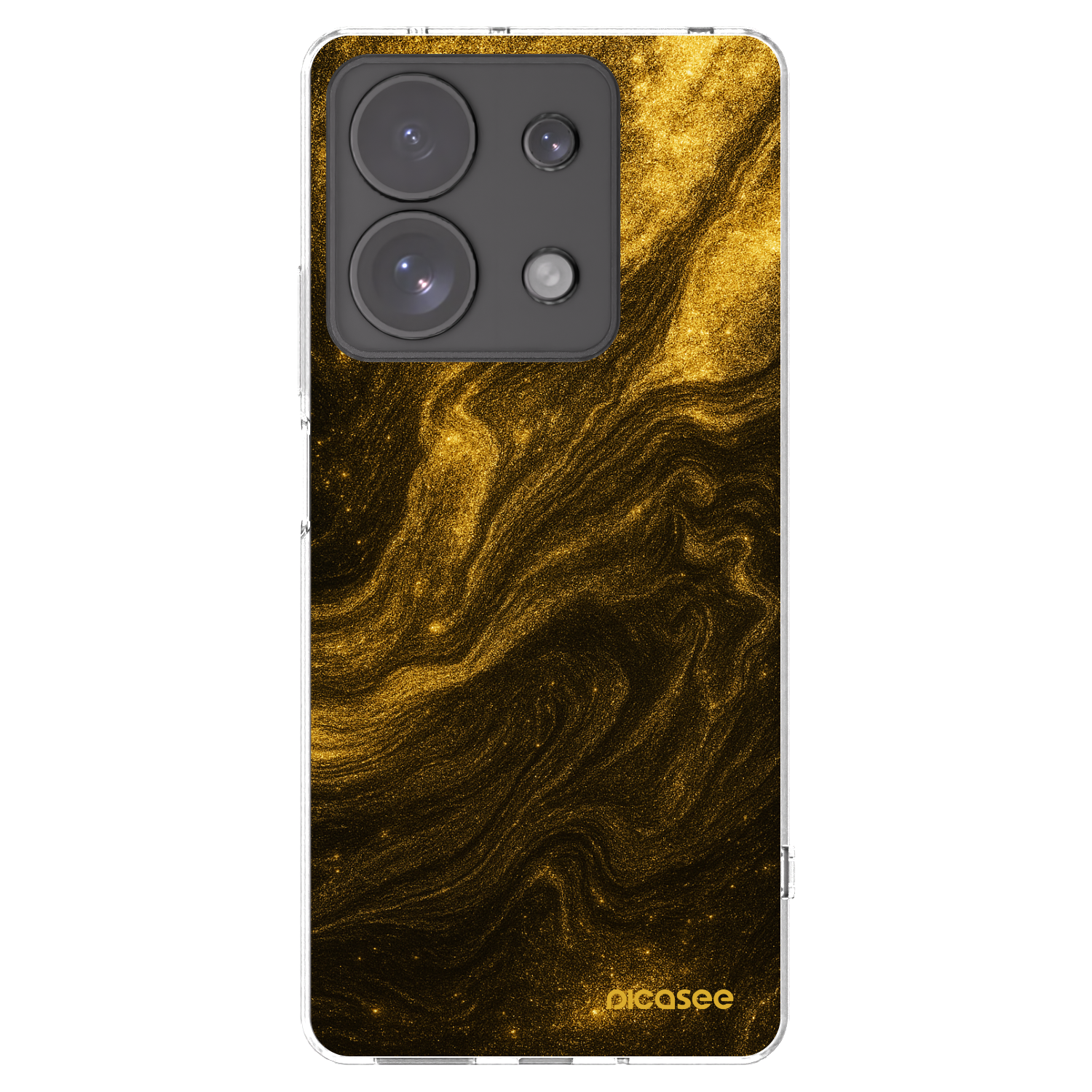 Picasee husă transparentă din silicon pentru Xiaomi Redmi Note 13 Pro 4G - Black