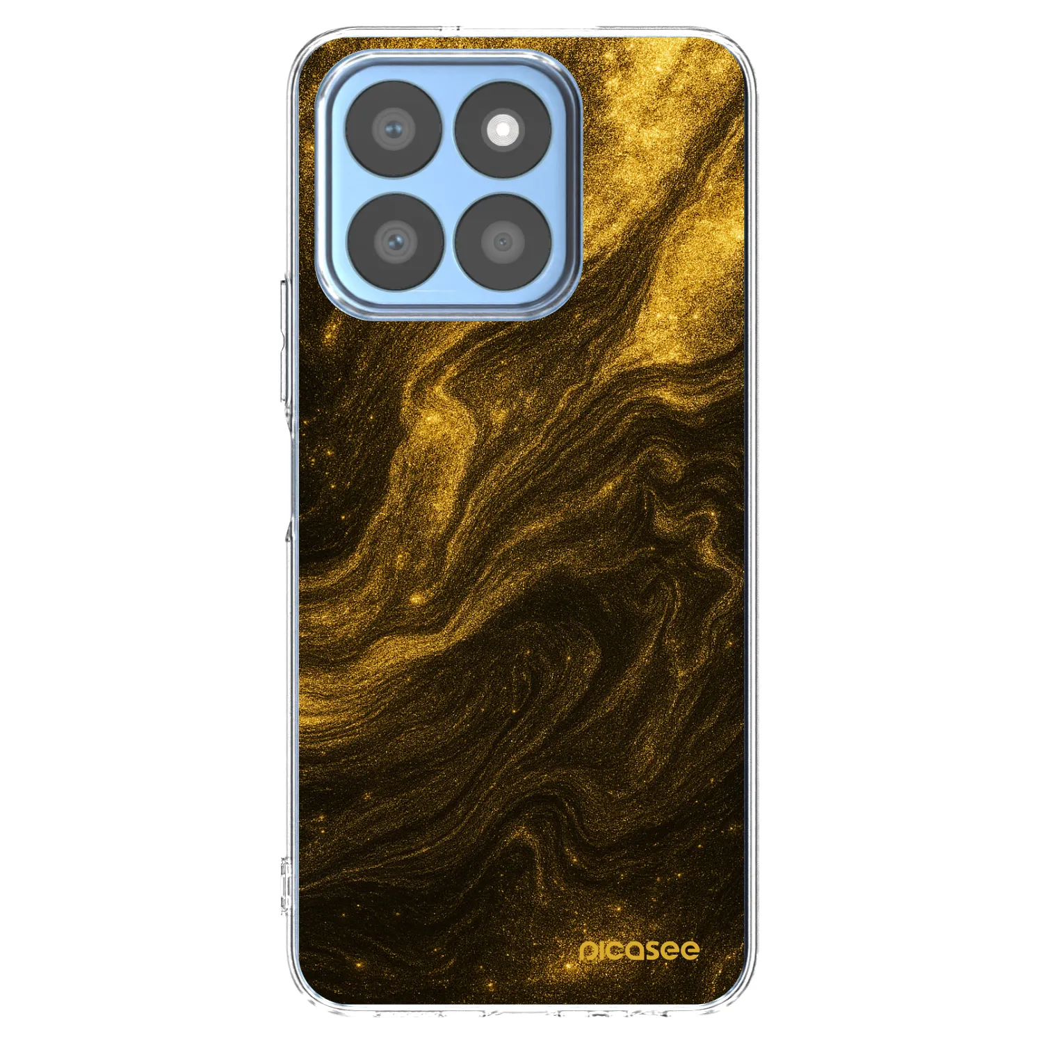 Picasee husă transparentă din silicon pentru Honor X8b - Black