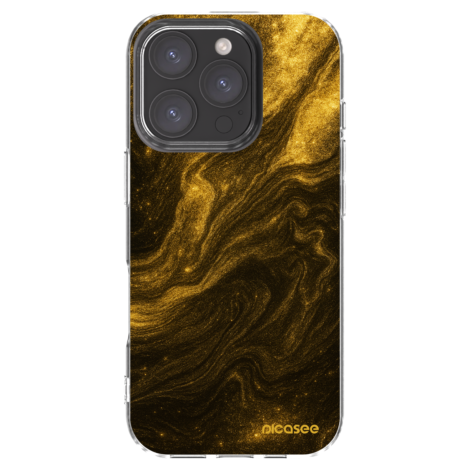 Picasee husă transparentă din silicon pentru Apple iPhone 16 Pro - Black