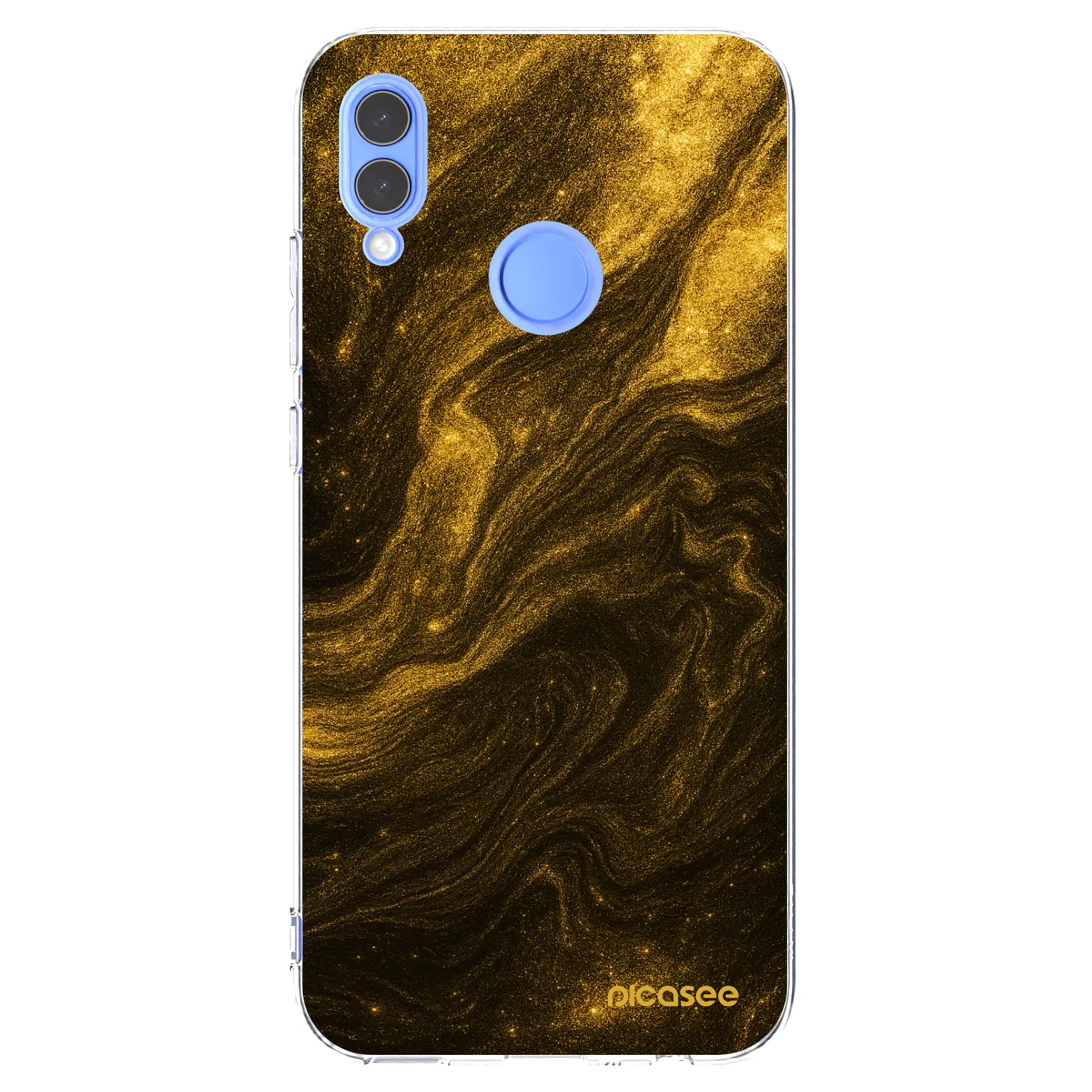 Picasee husă transparentă din silicon pentru Honor 10 Lite - Black