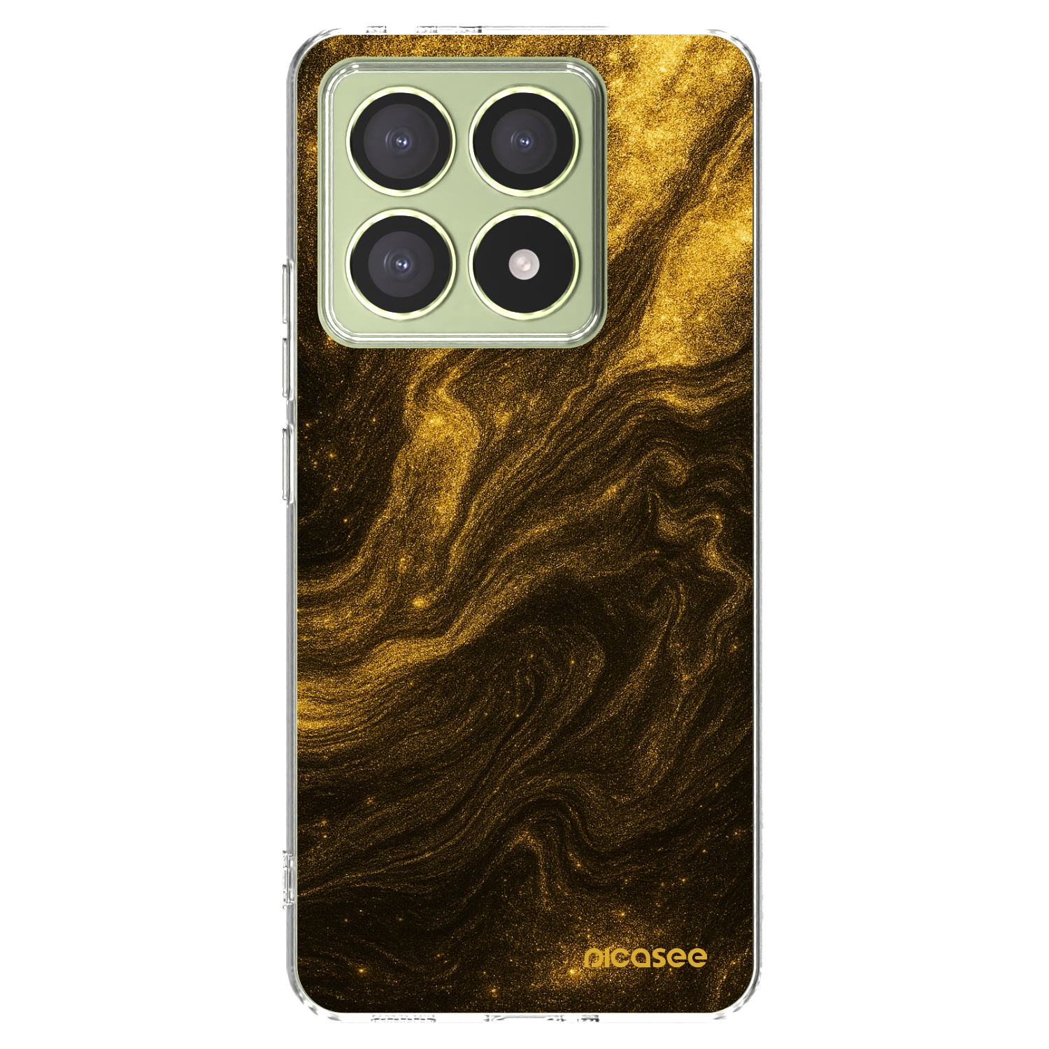 Picasee husă transparentă din silicon pentru Xiaomi 14T - Black