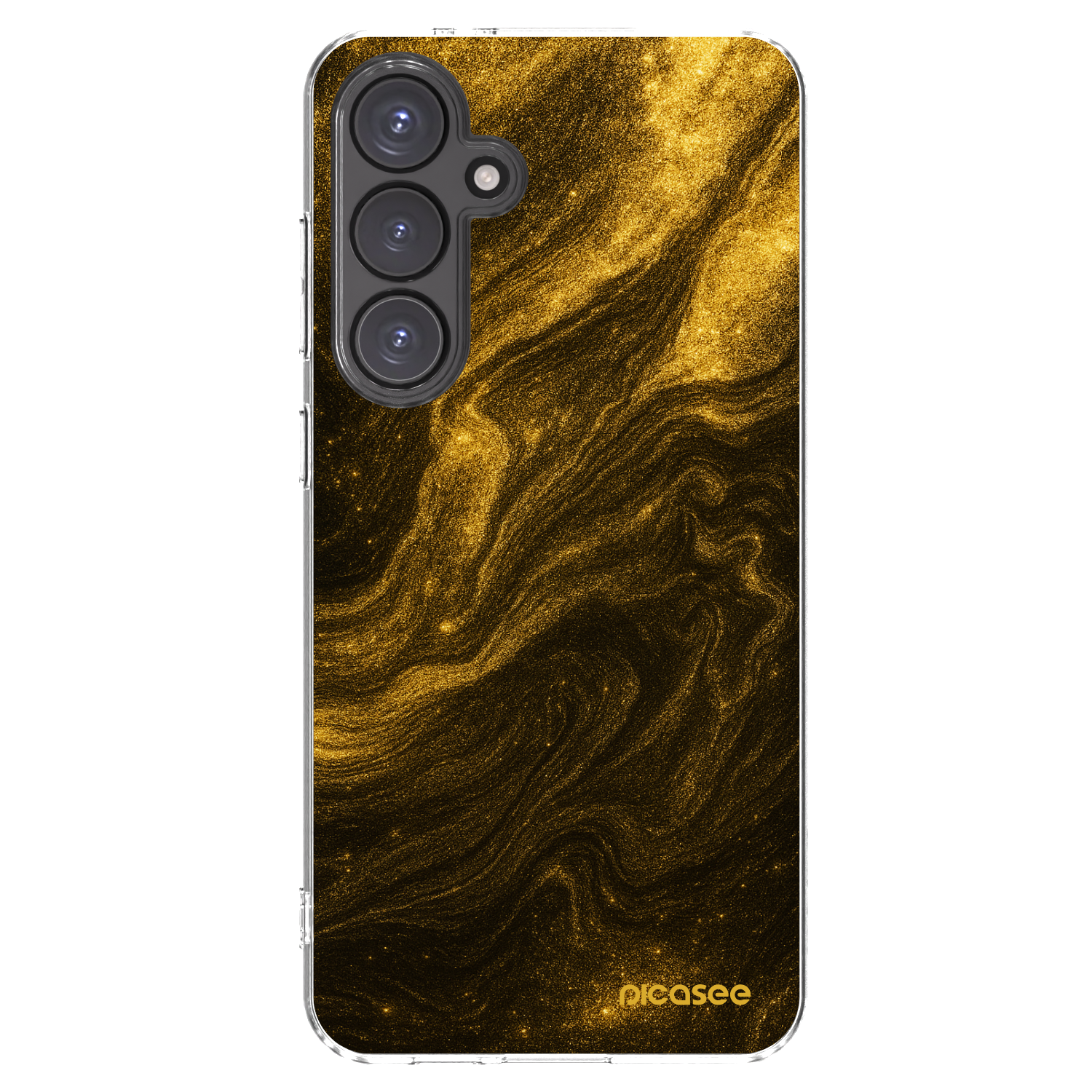Picasee husă transparentă din silicon pentru Samsung Galaxy S24 FE S721B - Black