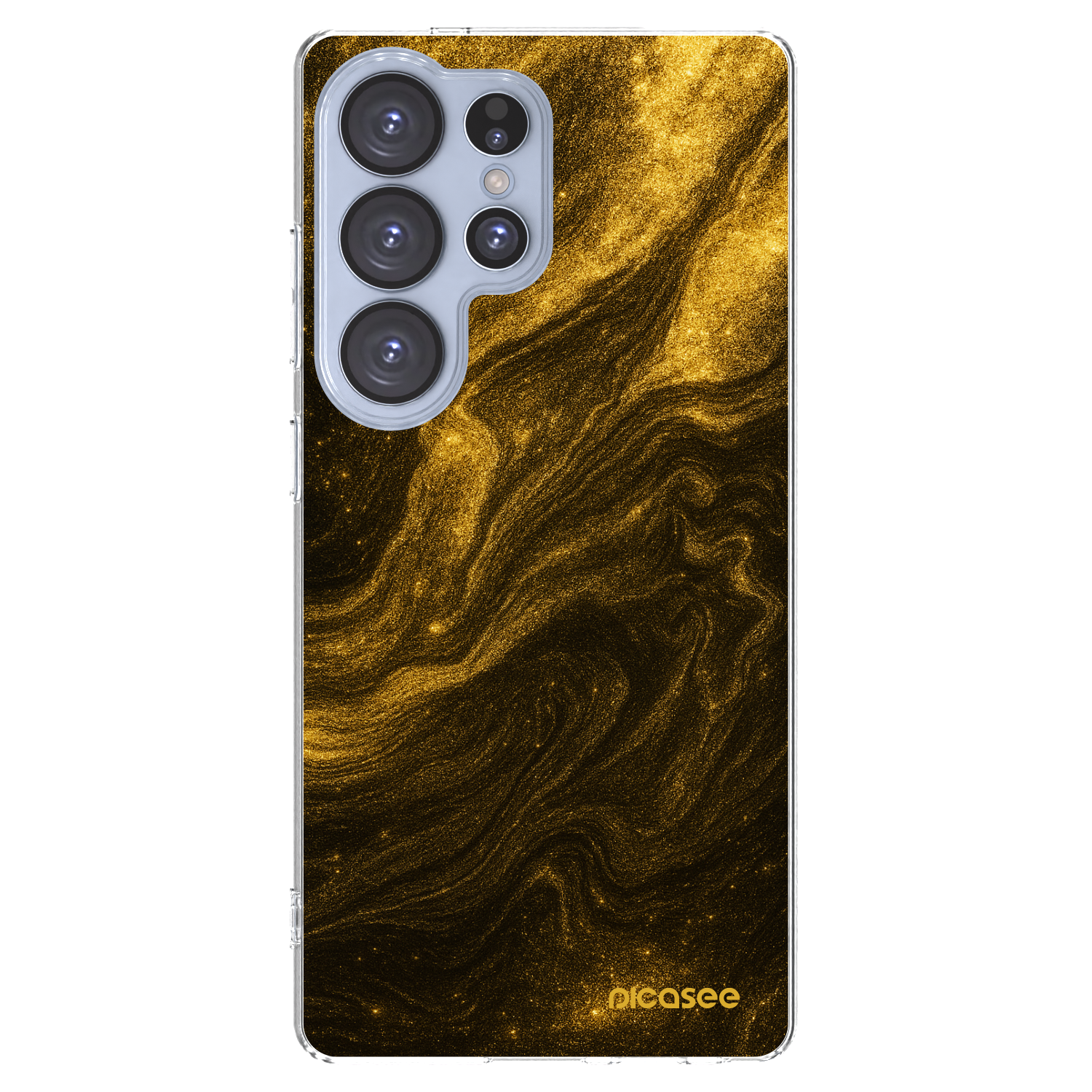 Picasee husă transparentă din silicon pentru Samsung Galaxy S25 Ultra 5G - Black