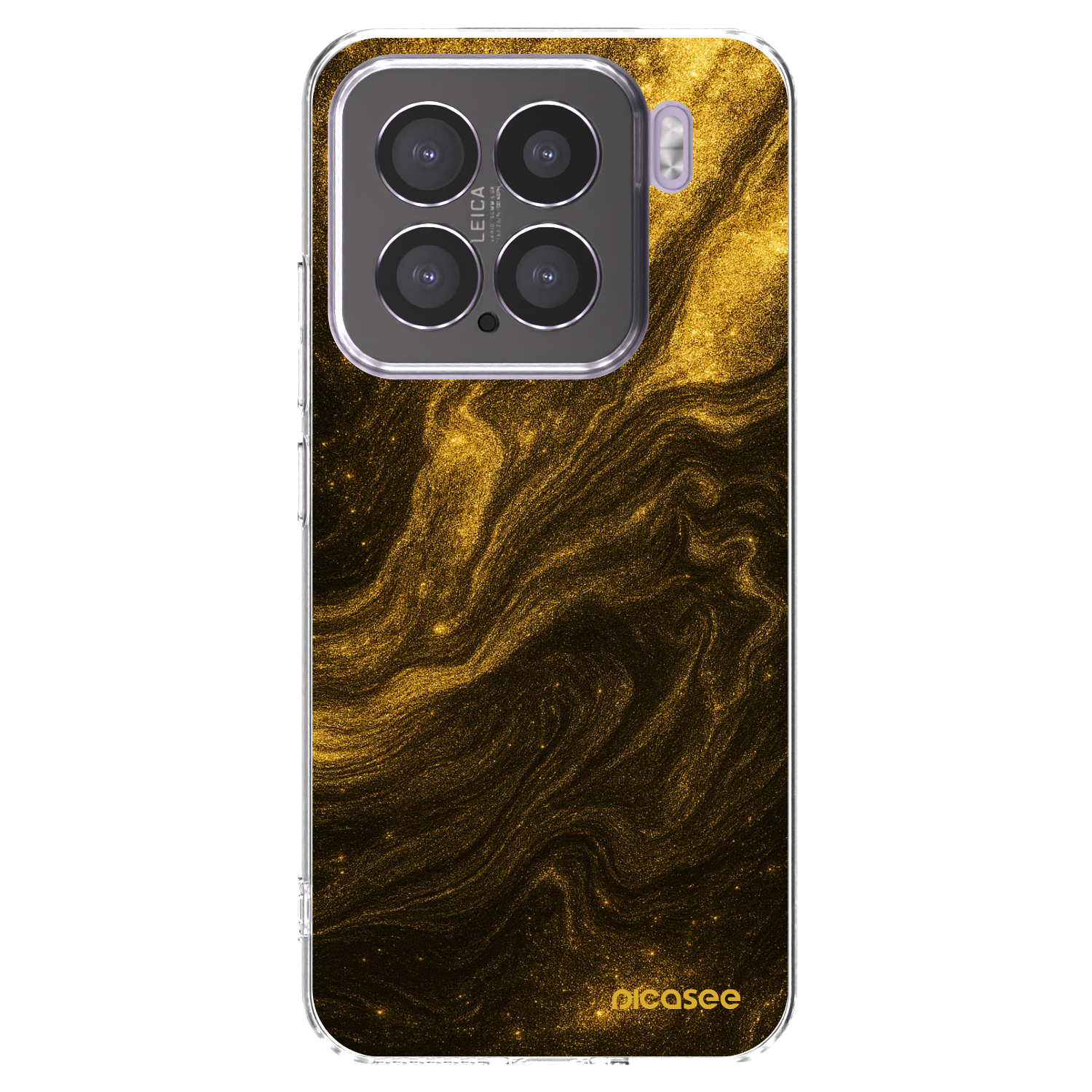 Picasee husă transparentă din silicon pentru Xiaomi 15 - Black