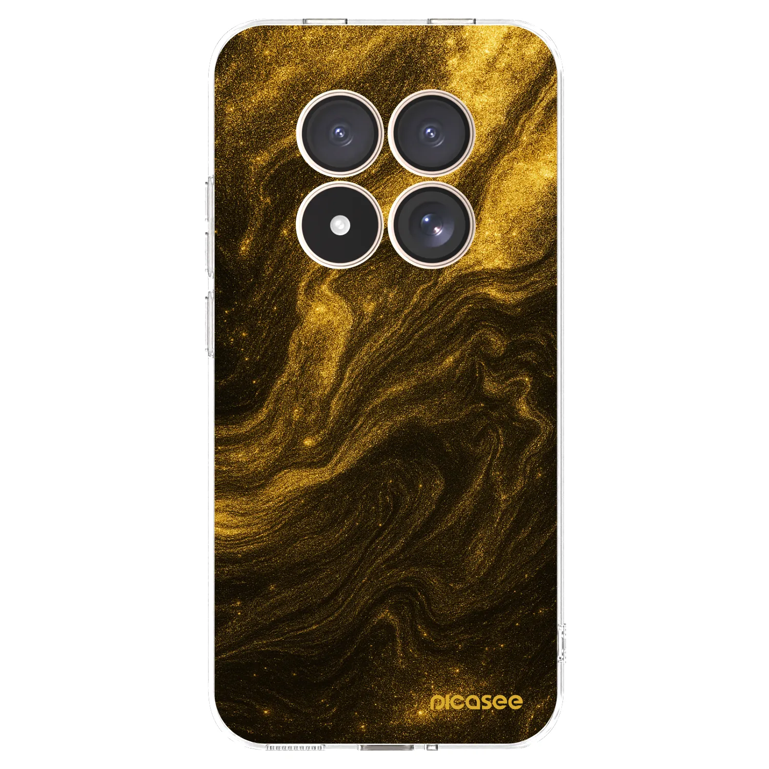 Picasee husă transparentă din silicon pentru Xiaomi Redmi Note 15 Pro 4G - Black