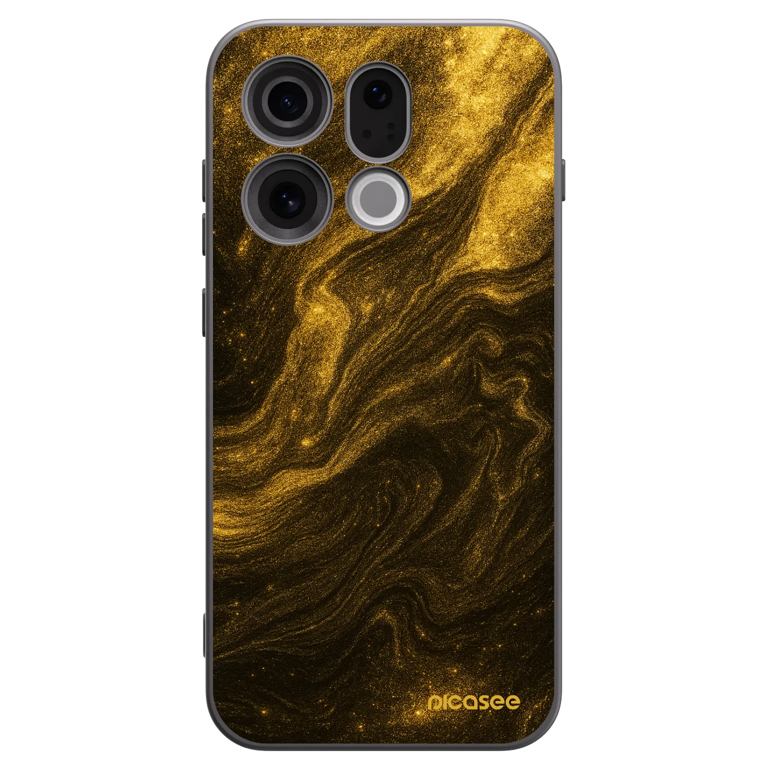 Picasee husă neagră din silicon pentru OPPO Find X9 - Black