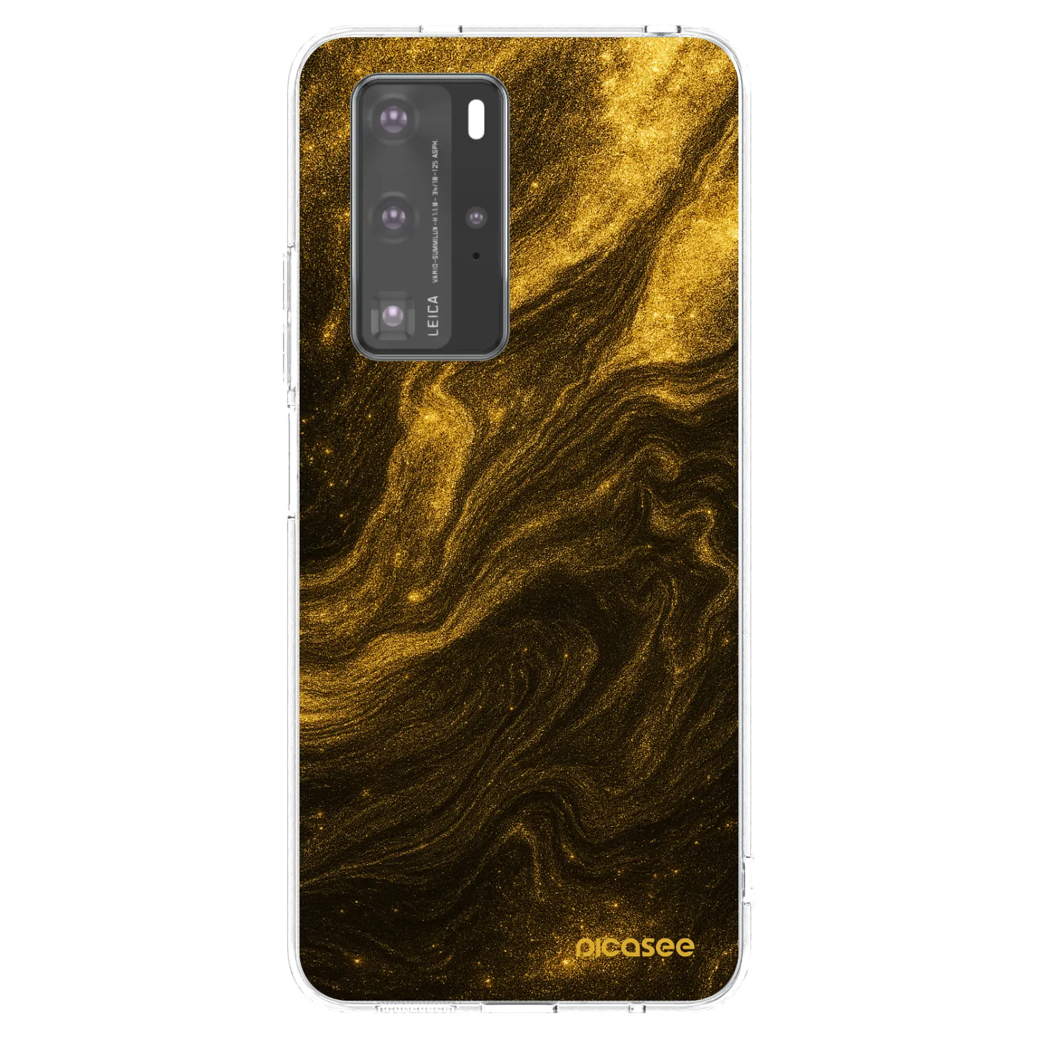 Picasee husă transparentă din silicon pentru Huawei P40 Pro - Black