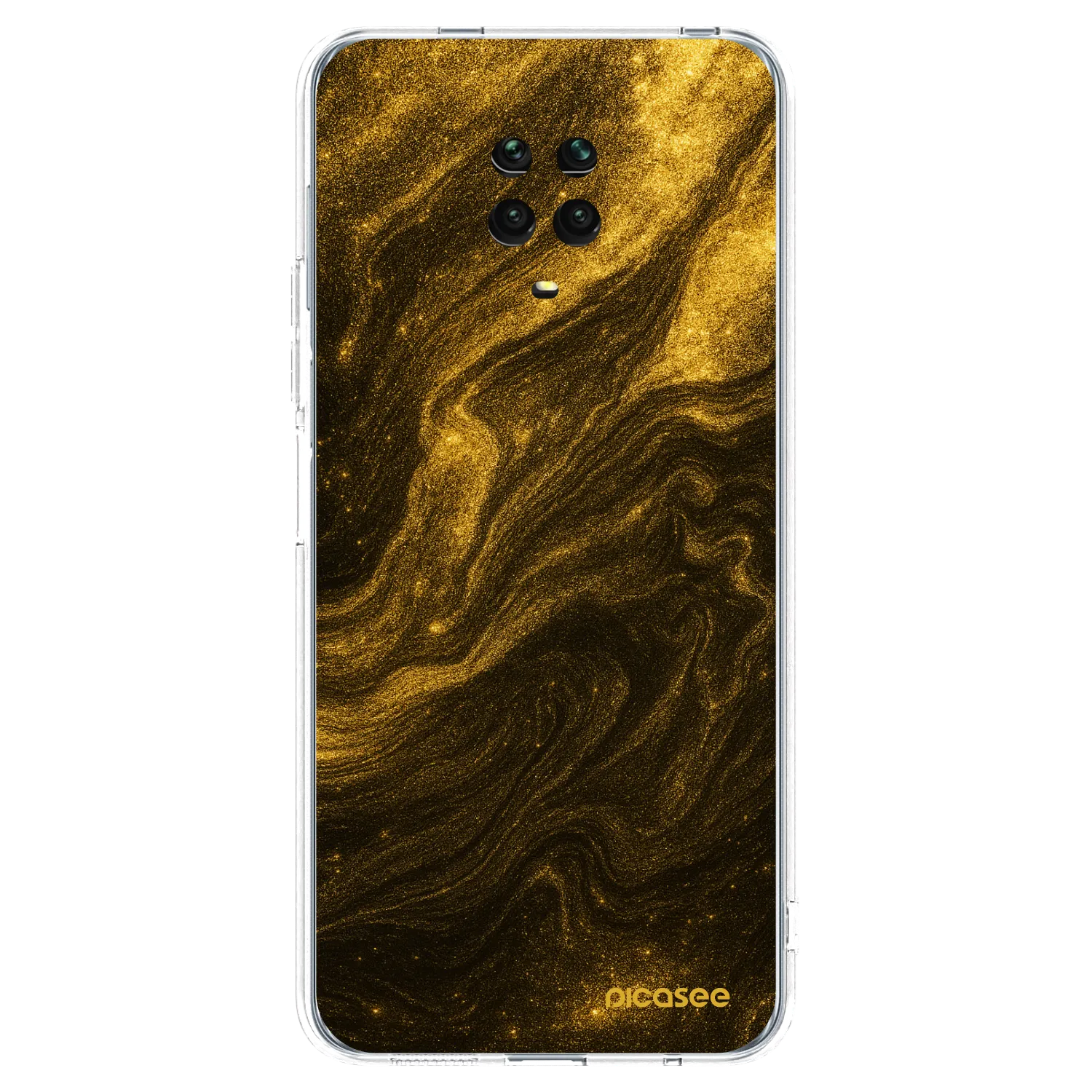 Picasee husă transparentă din silicon pentru Xiaomi Redmi Note 9S - Black