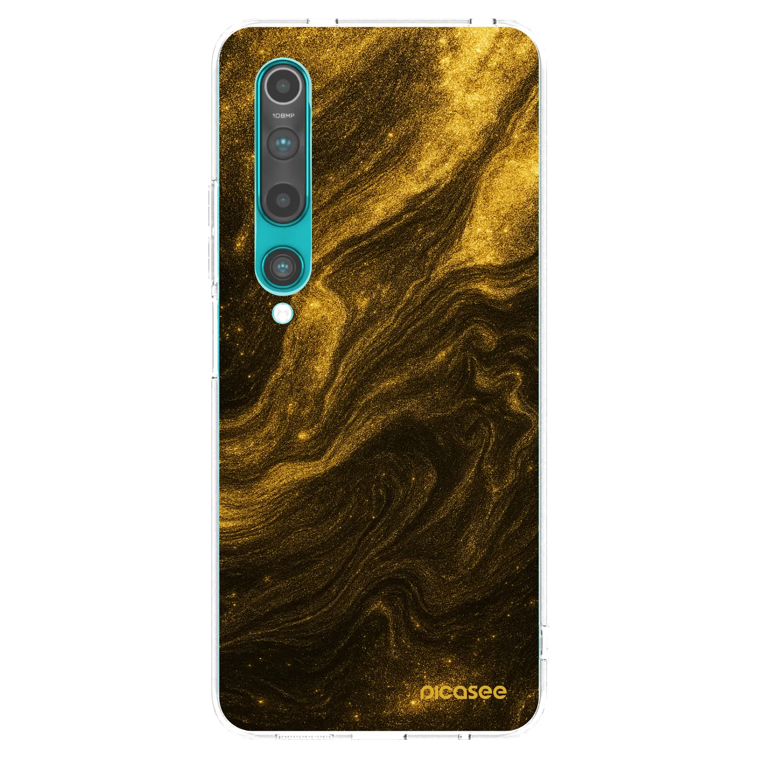 Picasee husă transparentă din silicon pentru Xiaomi Mi 10 - Black