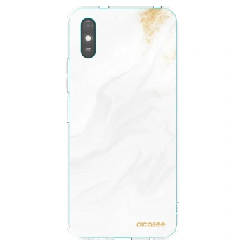Picasee husă transparentă din silicon pentru Xiaomi Redmi 9A - White