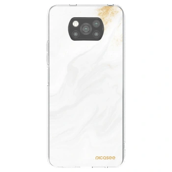 Picasee husă neagră din silicon pentru Xiaomi Poco X3 - White