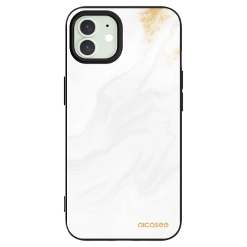 Picasee husă neagră din silicon pentru Apple iPhone 12 Pro - White