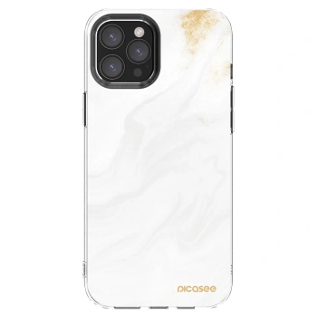 Picasee husă transparentă din silicon pentru Apple iPhone 12 Pro Max - White