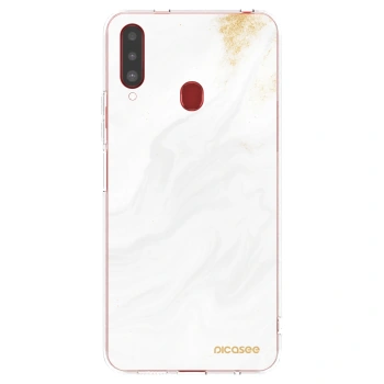 Picasee husă transparentă din silicon pentru Samsung Galaxy A20s - White