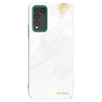 Picasee husă transparentă din silicon pentru Honor 10X Lite - White