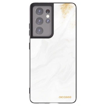 Picasee husă neagră din silicon pentru Samsung Galaxy S21 Ultra 5G G998B - White