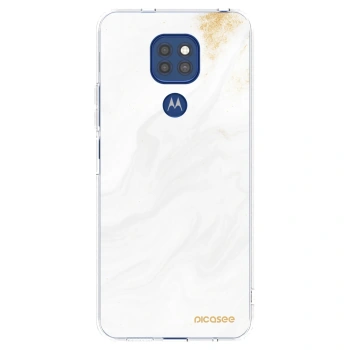 Picasee husă transparentă din silicon pentru Motorola Moto G9 Play - White