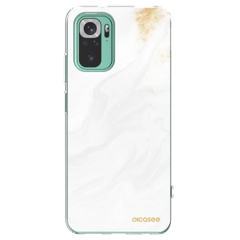 Picasee husă transparentă din silicon pentru Xiaomi Redmi Note 10 Pro - White