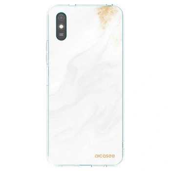 Picasee husă transparentă din silicon pentru Xiaomi Redmi 9AT - White