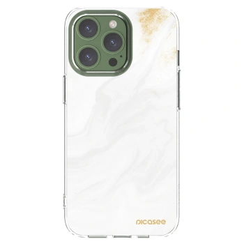 Picasee husă transparentă din silicon pentru Apple iPhone 13 Pro - White