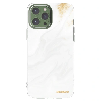 Picasee husă transparentă din silicon pentru Apple iPhone 13 Pro Max - White