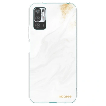 Picasee husă transparentă din silicon pentru Xiaomi Redmi Note 10 5G - White