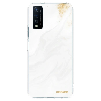 Picasee husă transparentă din silicon pentru Vivo Y11s - White
