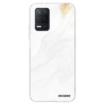 Picasee husă transparentă din silicon pentru Realme 8 5G - White