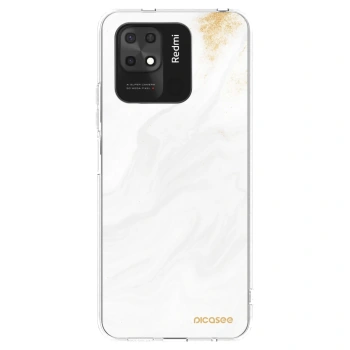 Picasee husă transparentă din silicon pentru Xiaomi Redmi 10C - White