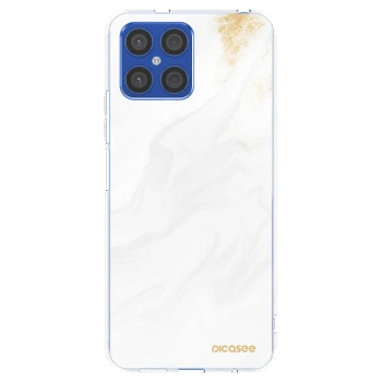 Picasee husă transparentă din silicon pentru Honor X8 4G - White