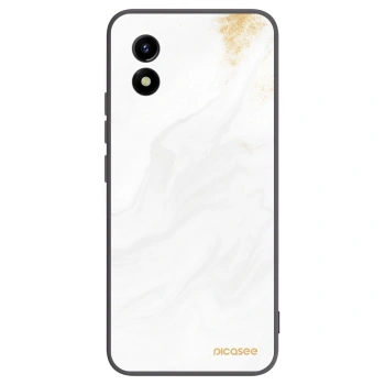 Picasee husă neagră din silicon pentru Vivo Y01 - White
