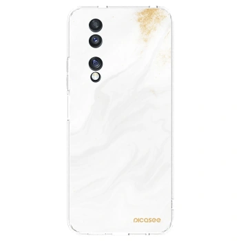 Picasee husă transparentă din silicon pentru Honor 70 - White