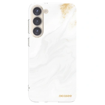 Picasee husă transparentă din silicon pentru Samsung Galaxy S23+ 5G - White