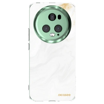 Picasee husă transparentă din silicon pentru Honor Magic5 Pro - White