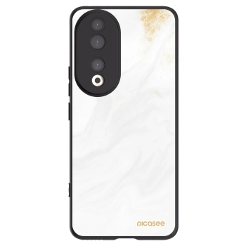 Picasee husă neagră din silicon pentru Honor 90 5G - White