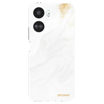 Picasee husă transparentă din silicon pentru Honor 90 Lite 5G - White