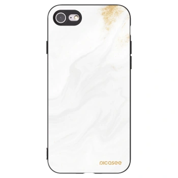 Picasee husă neagră din silicon pentru Apple iPhone 8 - White