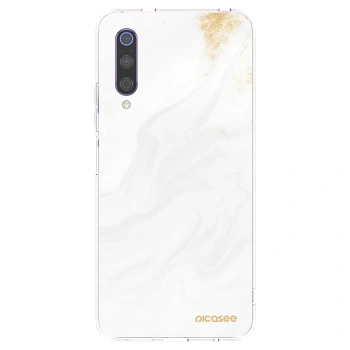Picasee husă transparentă din silicon pentru Xiaomi Mi 9 - White