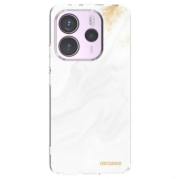 Picasee husă transparentă din silicon pentru Xiaomi Redmi Note 14 4G - White