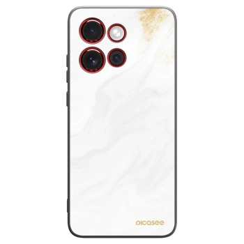 Picasee husă neagră din silicon pentru Motorola Edge 60 Neo 5G - White