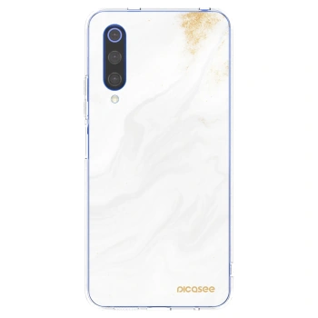 Picasee husă transparentă din silicon pentru Xiaomi Mi 9 SE - White