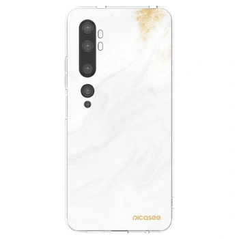 Picasee husă transparentă din silicon pentru Xiaomi Mi Note 10 (Pro) - White