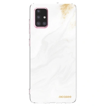 Picasee husă transparentă din silicon pentru Samsung Galaxy A71 A715F - White