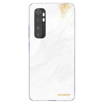 Picasee husă transparentă din silicon pentru Xiaomi Mi Note 10 Lite - White