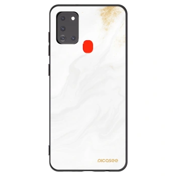 Picasee husă neagră din silicon pentru Samsung Galaxy A21s - White